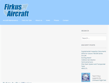 Tablet Screenshot of firkusaircraft.com